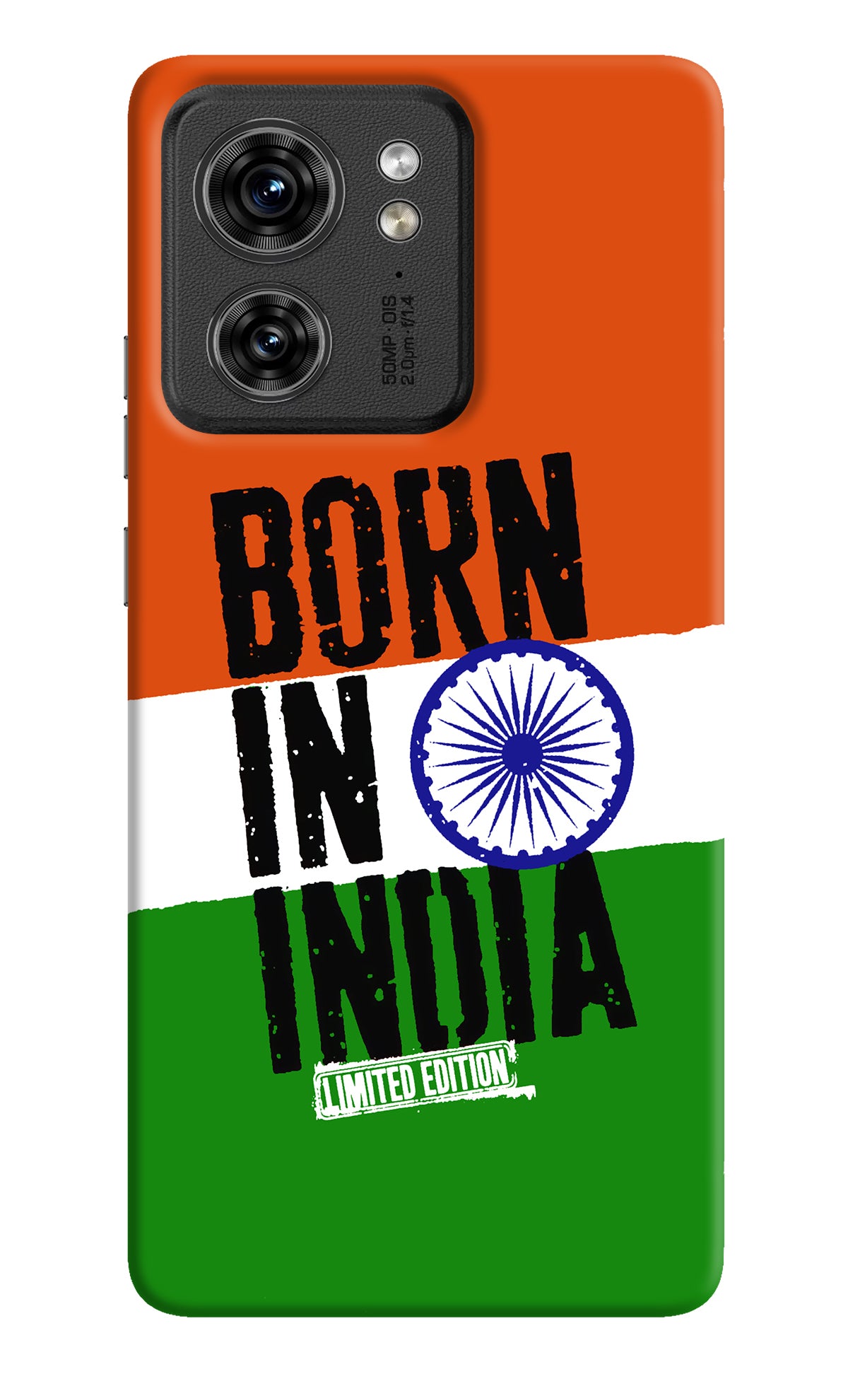 Born in India Moto Edge 40 Back Cover