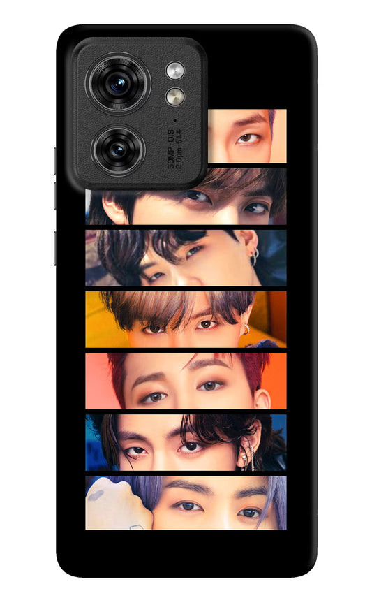 BTS Eyes Moto Edge 40 Hard Case Back Cover by Casekaro