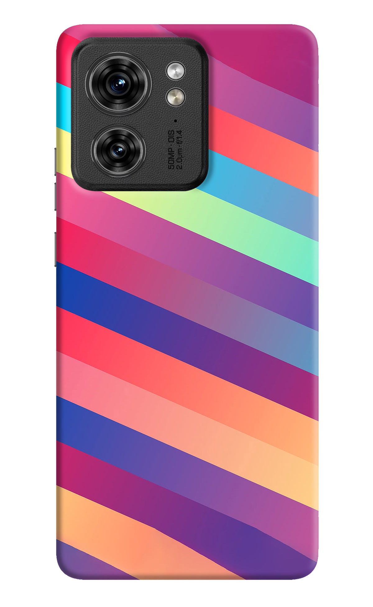 Stripes color Moto Edge 40 Back Cover