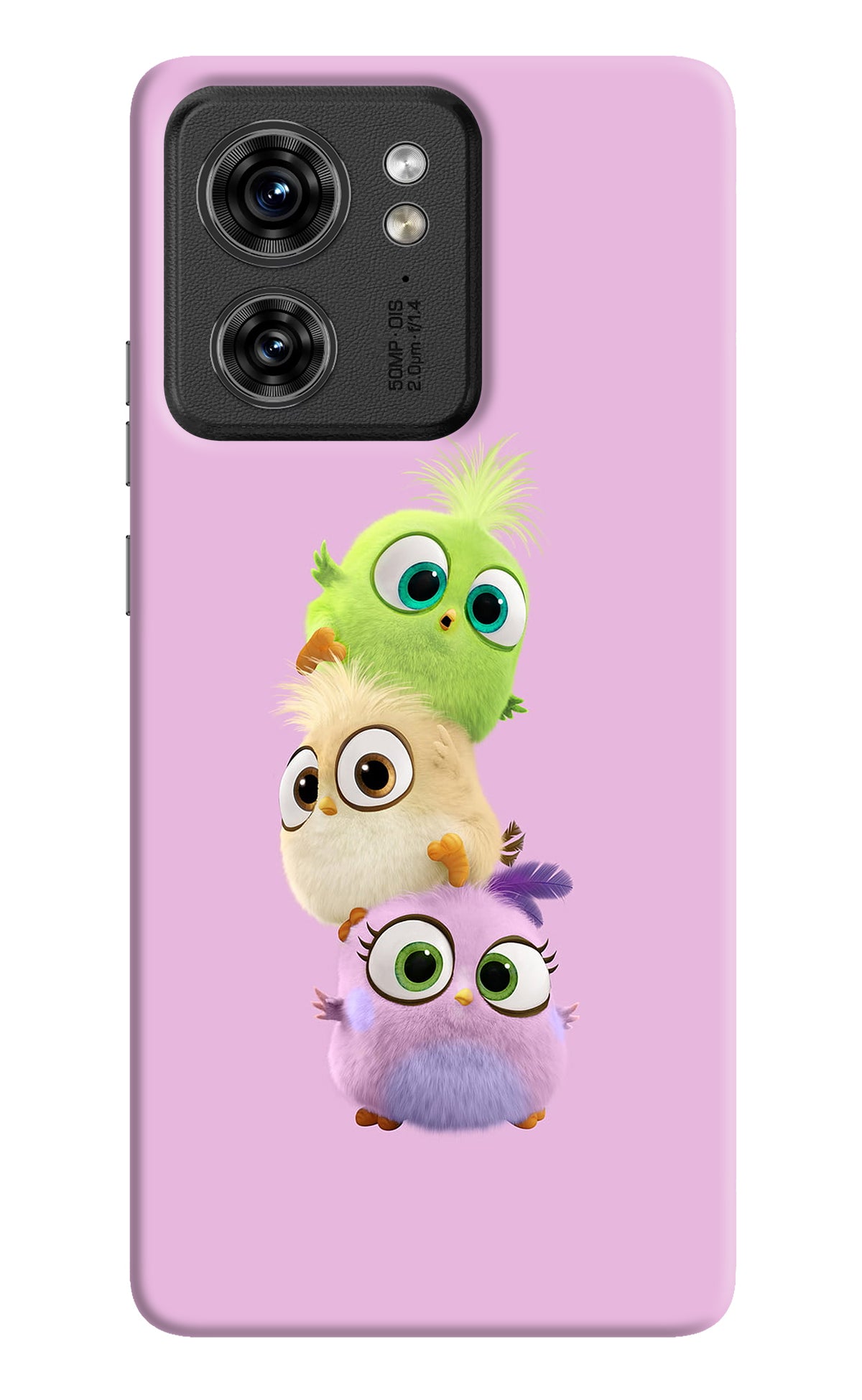 Cute Little Birds Moto Edge 40 Back Cover