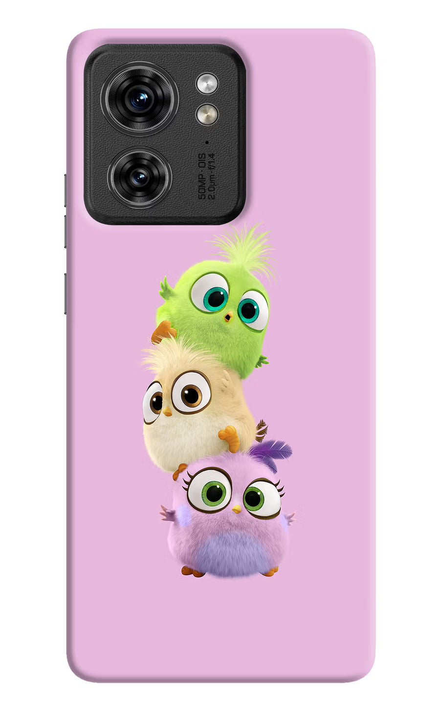 Cute Little Birds Moto Edge 40 Back Cover, Hard case