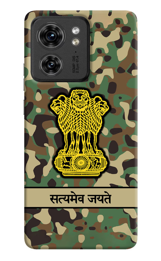 Satyamev Jayate Army Moto Edge 40 Hard Case Back Cover by Casekaro