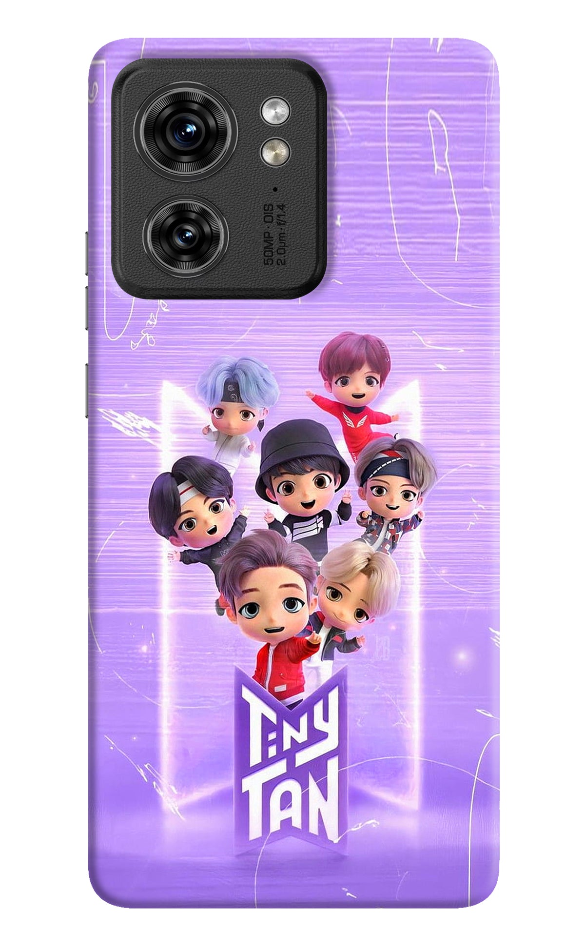 BTS Tiny Tan Moto Edge 40 Back Cover