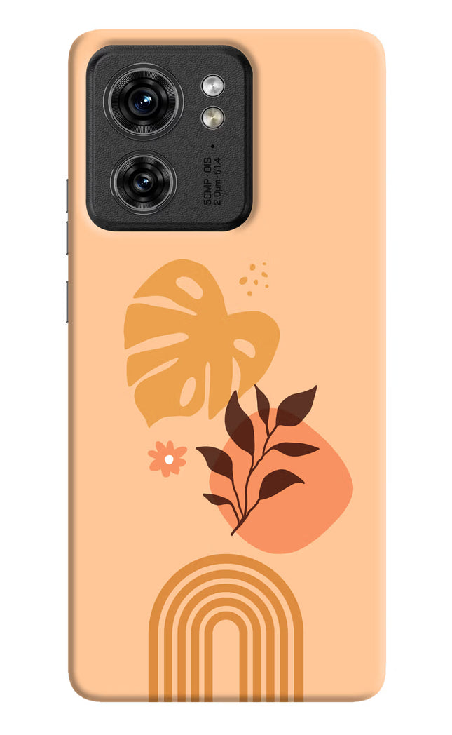 Bohemian Art Moto Edge 40 Hard Case Back Cover by Casekaro