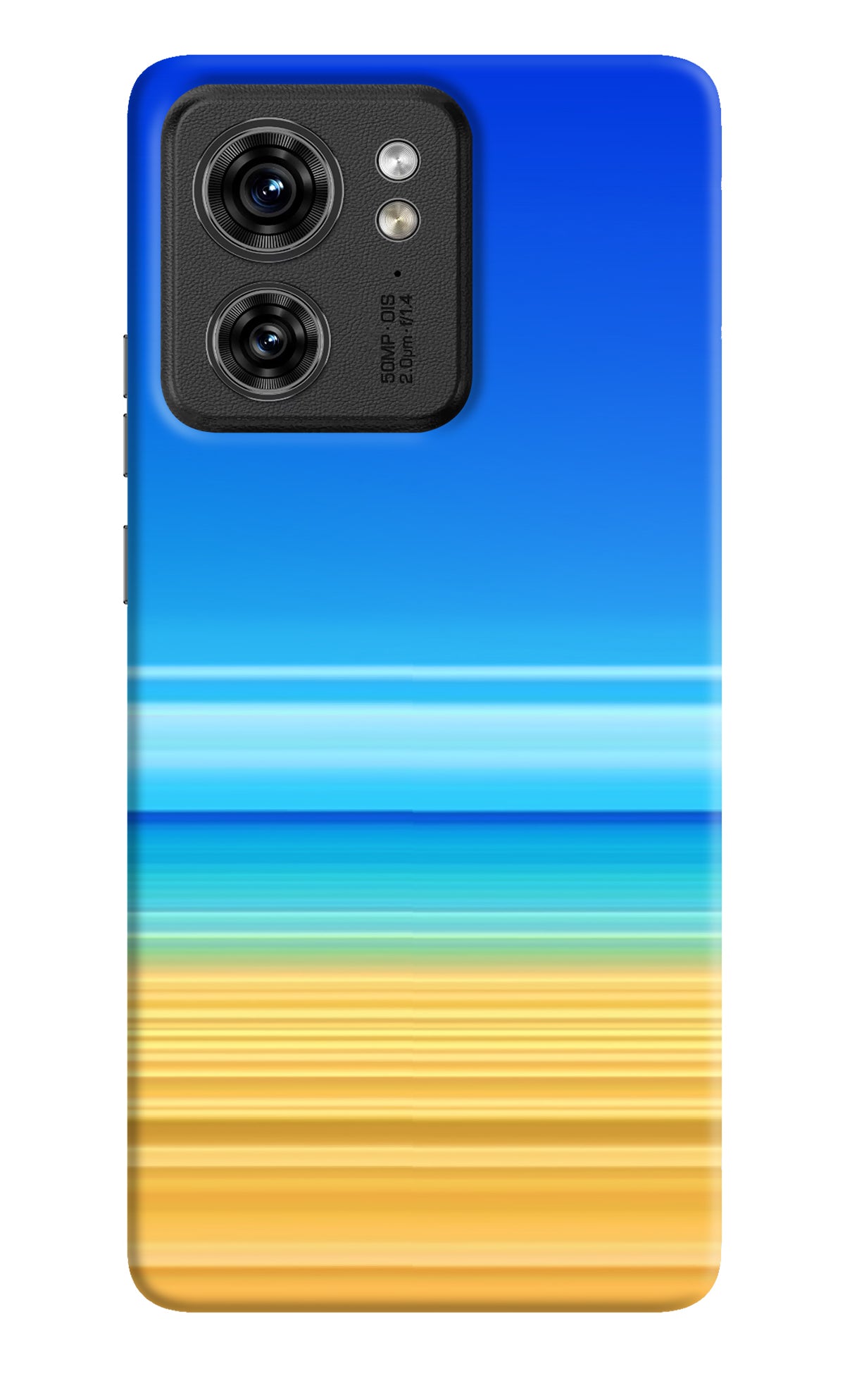 Beach Art Moto Edge 40 Back Cover