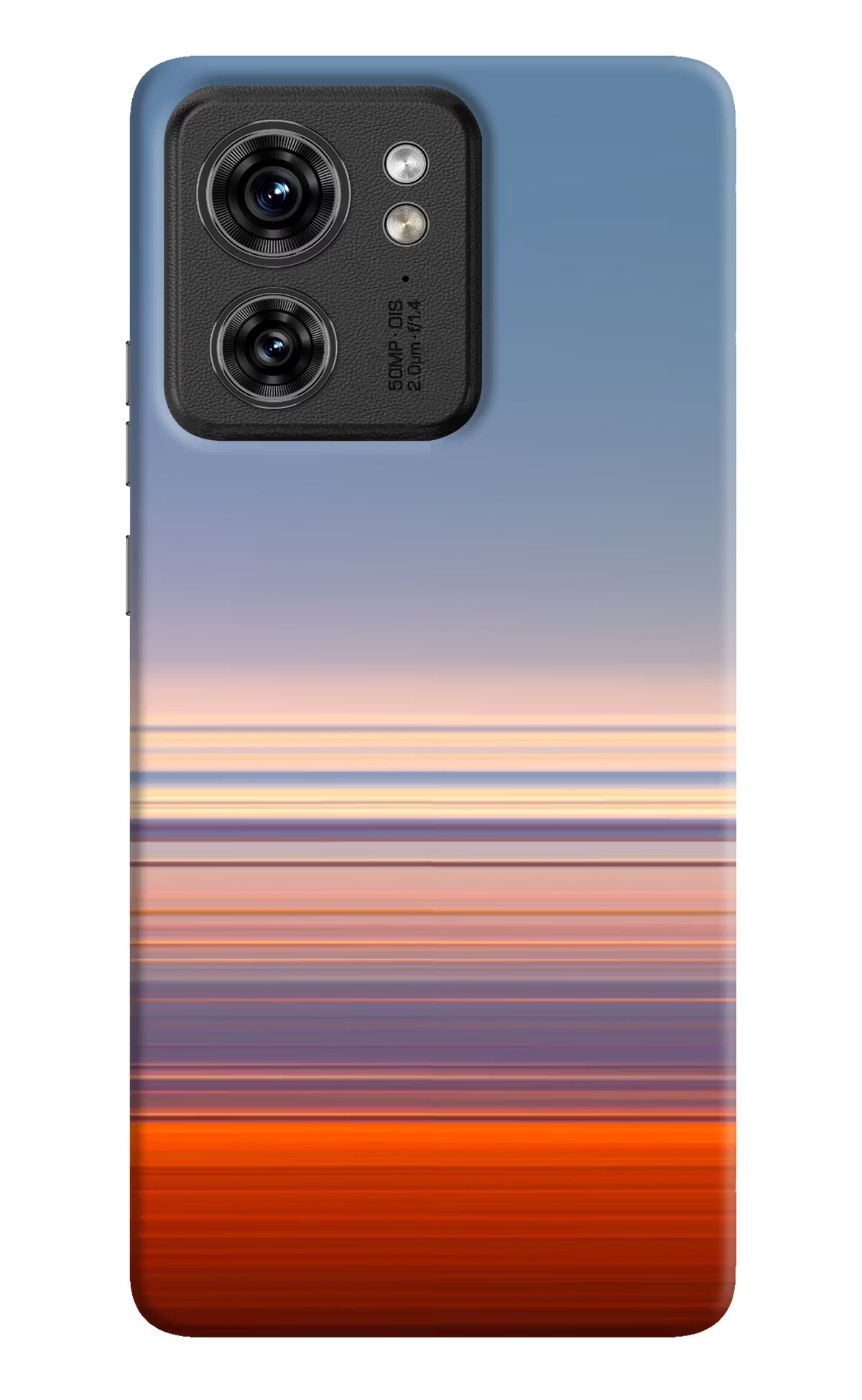 Morning Colors Moto Edge 40 Hard Case Back Cover by Casekaro