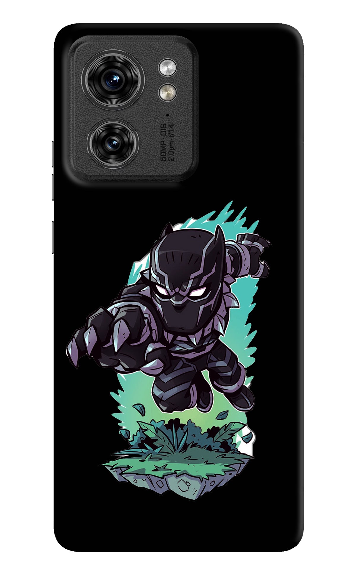 Black Panther Moto Edge 40 Back Cover