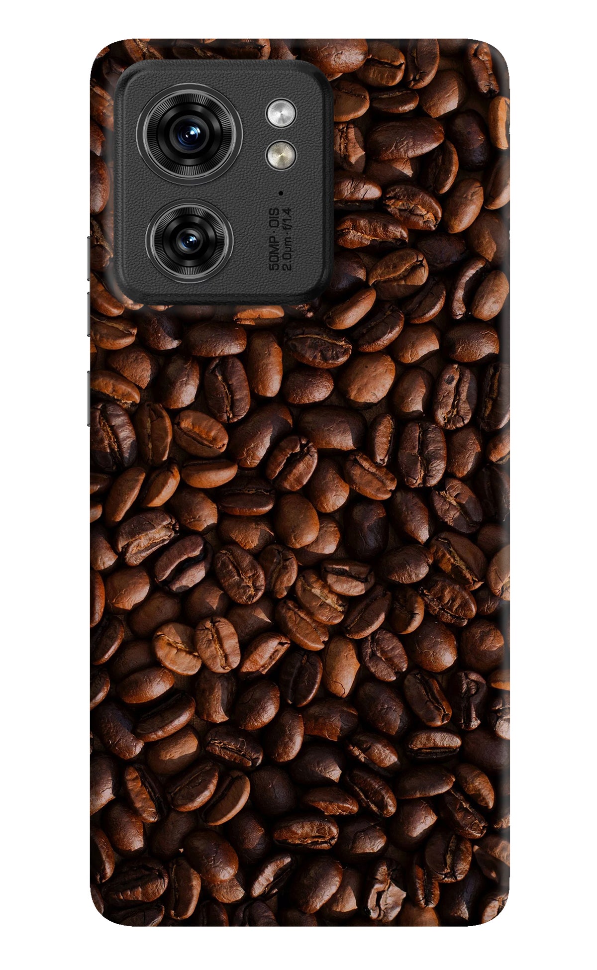 Coffee Beans Moto Edge 40 Back Cover