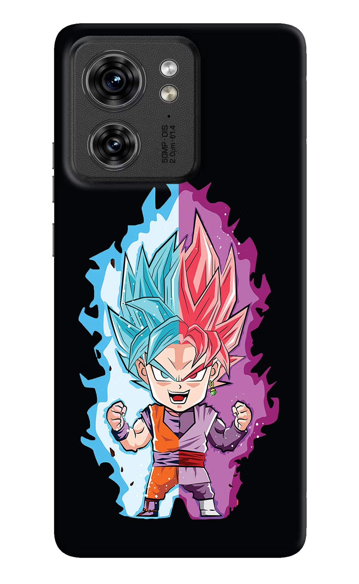 Chota Goku Moto Edge 40 Hard Case Back Cover by Casekaro