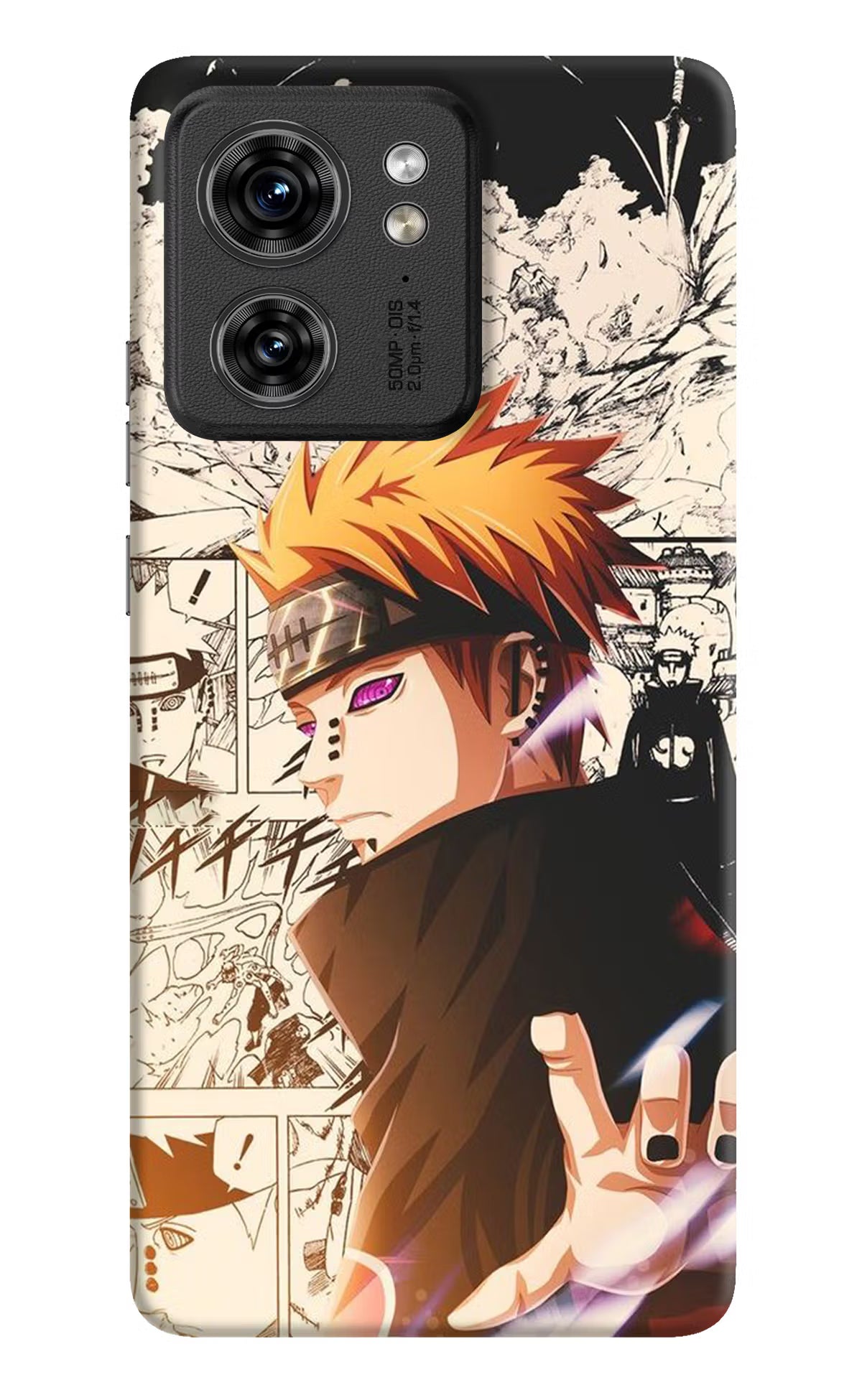 Pain Anime Moto Edge 40 Hard Case Back Cover by Casekaro