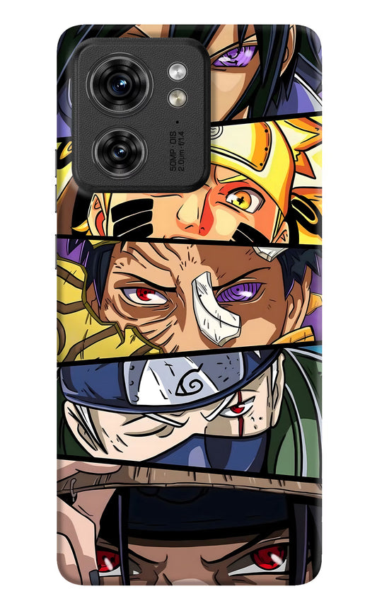 Naruto Character Moto Edge 40 Hard Case Back Cover by Casekaro