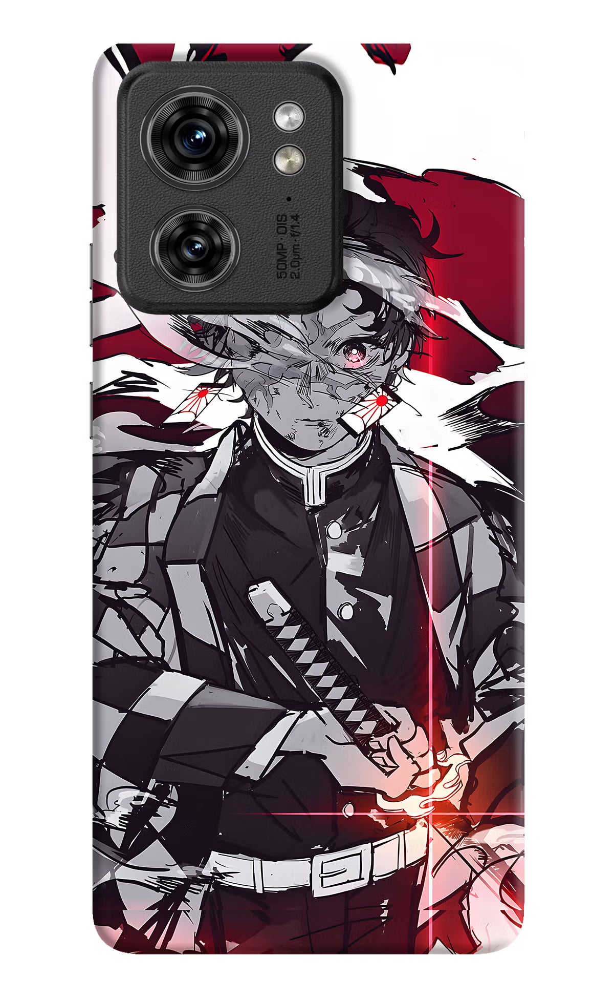 Demon Slayer Moto Edge 40 Hard Case Back Cover by Casekaro