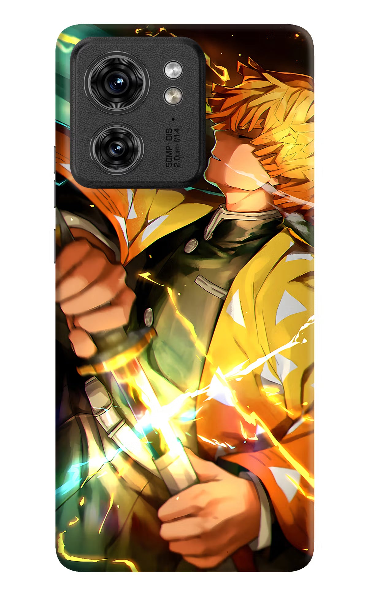 Demon Slayer Moto Edge 40 Hard Case Back Cover by Casekaro