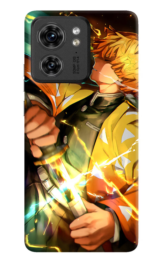 Demon Slayer Moto Edge 40 Hard Case Back Cover by Casekaro