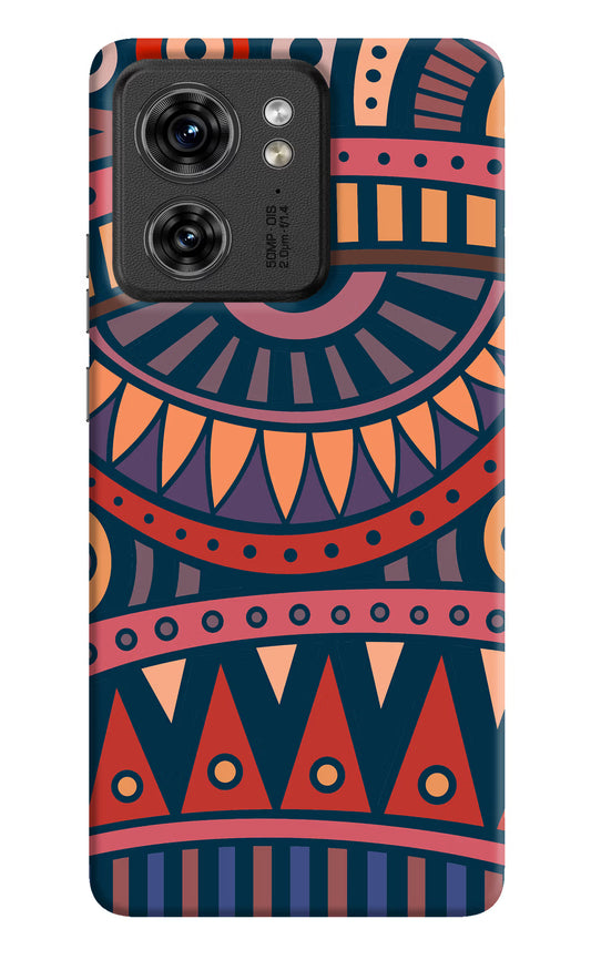 African Culture Design Moto Edge 40 Hard Case Back Cover by Casekaro