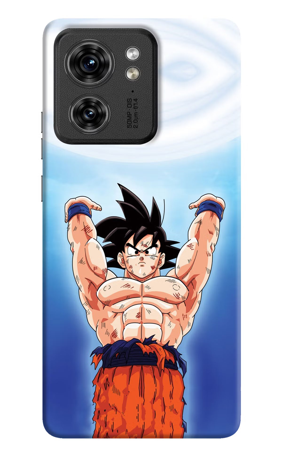Goku Power Moto Edge 40 Hard Case Back Cover by Casekaro