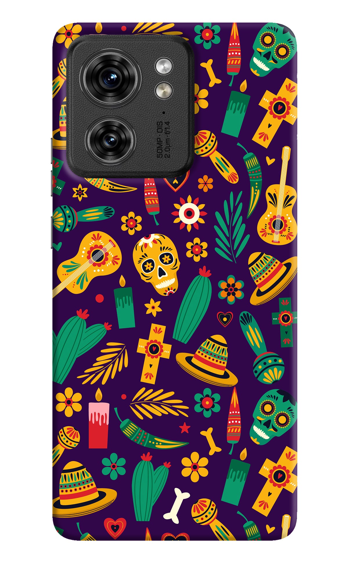 Mexican Artwork Moto Edge 40 Back Cover