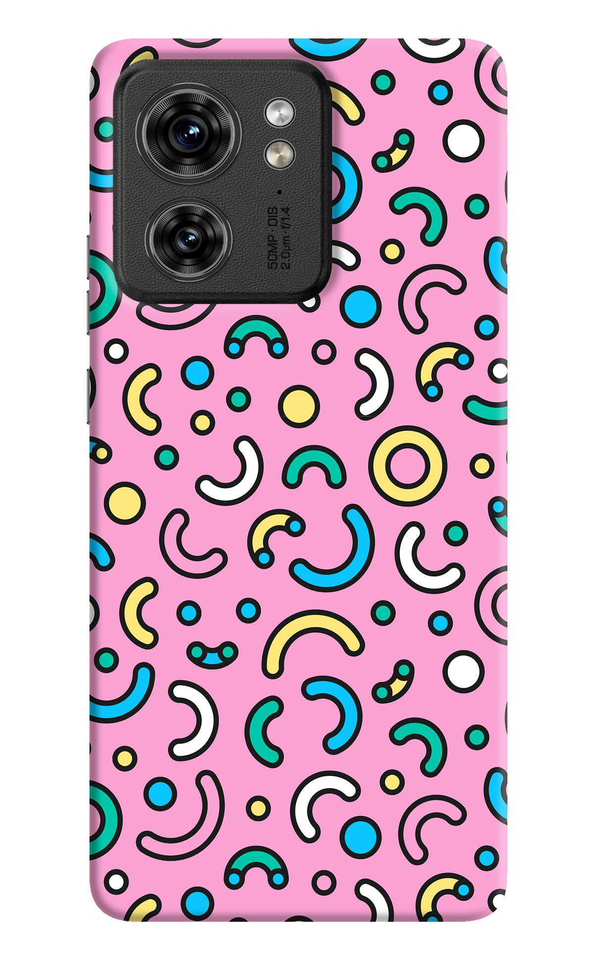 Memphis Design Moto Edge 40 Back Cover