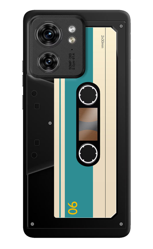 Cassette Moto Edge 40 Hard Case Back Cover by Casekaro