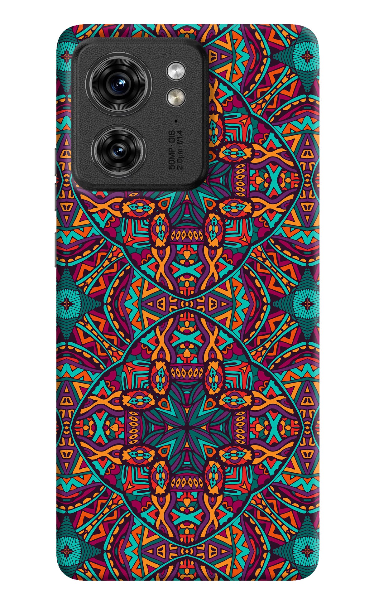 Colour Mandala Moto Edge 40 Back Cover