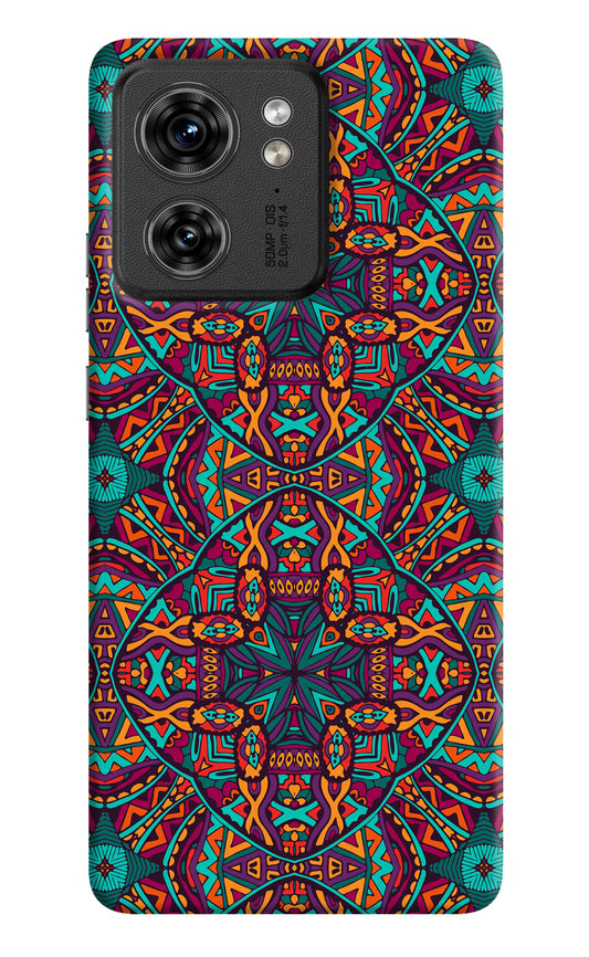 Colour Mandala Moto Edge 40 Hard Case Back Cover by Casekaro