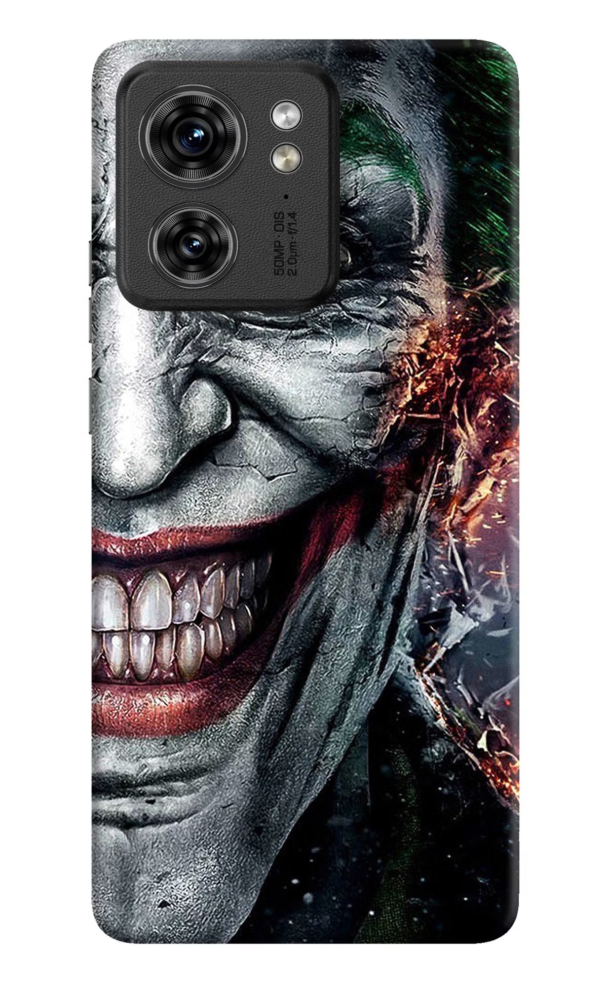 Joker Cam Moto Edge 40 Hard Case Back Cover by Casekaro