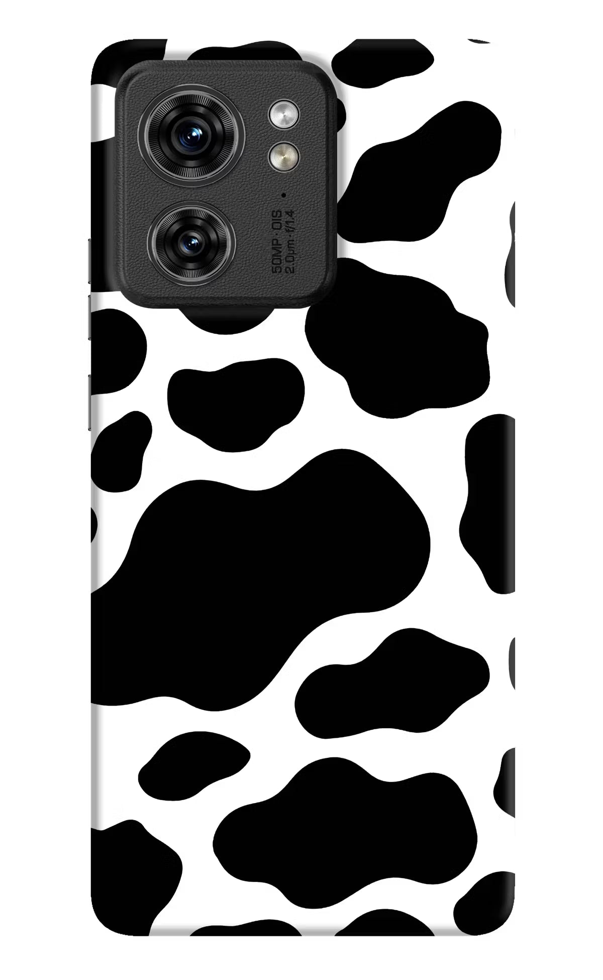 Cow Spots Moto Edge 40 Hard Case Back Cover by Casekaro