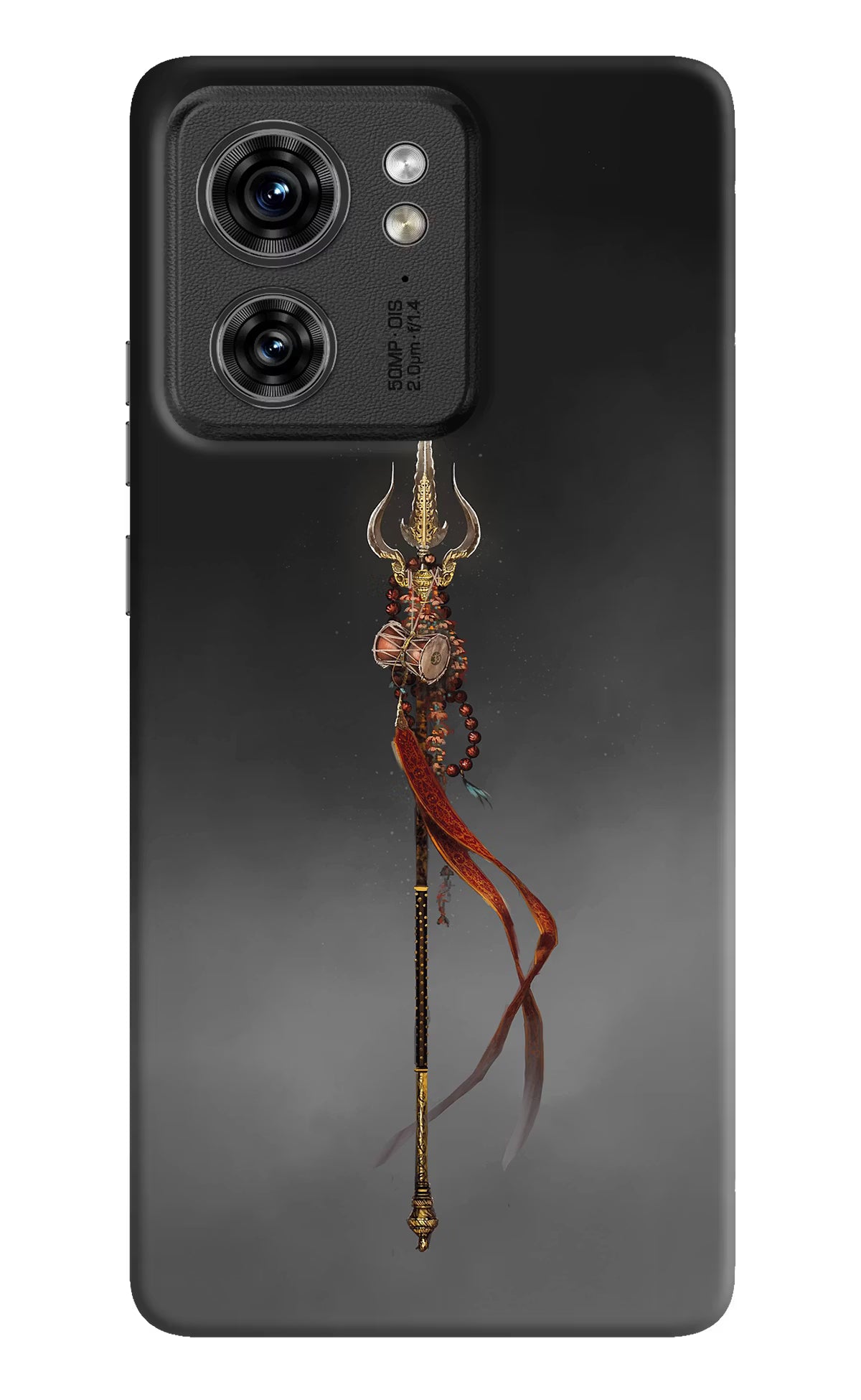 Shiv Trishul Moto Edge 40 Hard Case Back Cover by Casekaro