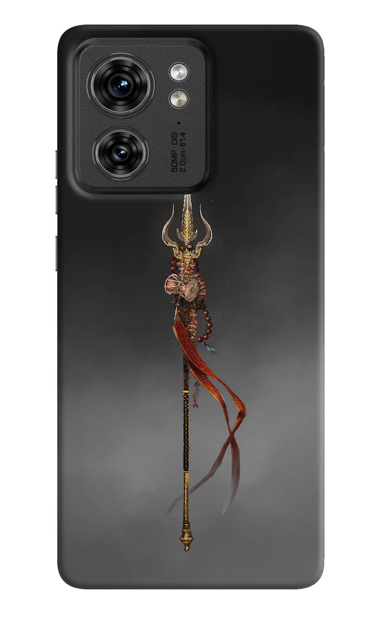 Shiv Trishul Moto Edge 40 Hard Case Back Cover by Casekaro