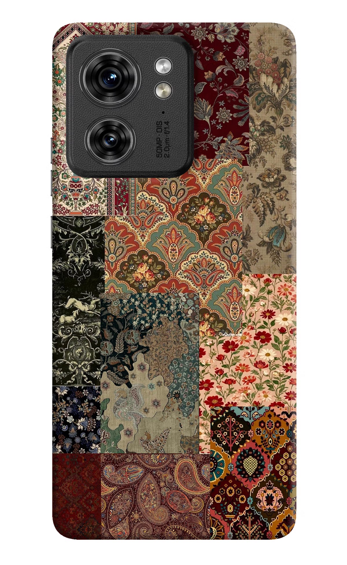 Desi Print Moto Edge 40 Hard Case Back Cover by Casekaro