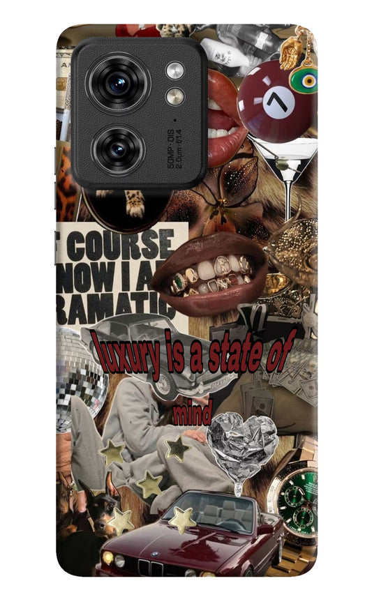 Luxury Moto Edge 40 Hard Case Back Cover by Casekaro