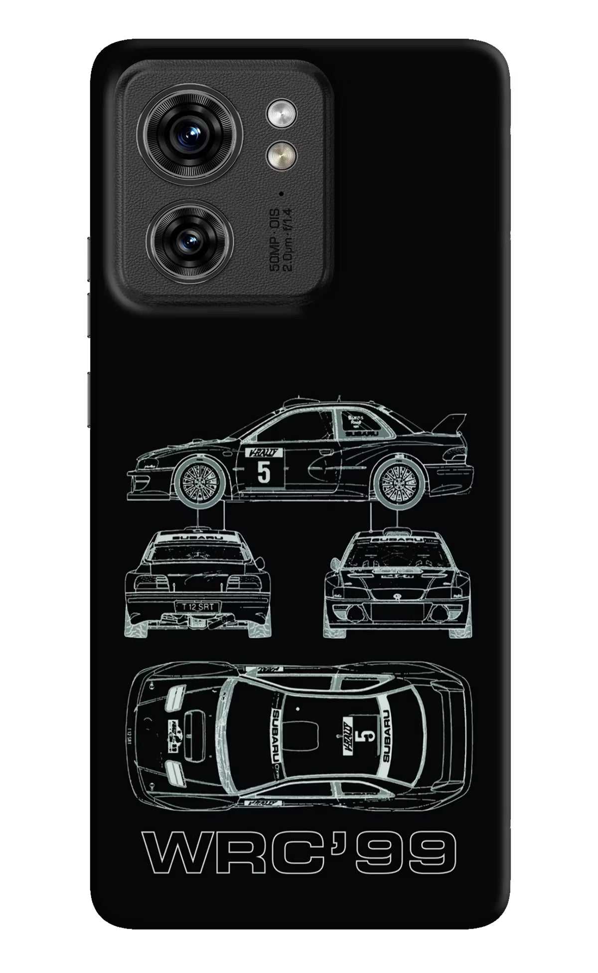 WRC'99 Moto Edge 40 Hard Case Back Cover by Casekaro
