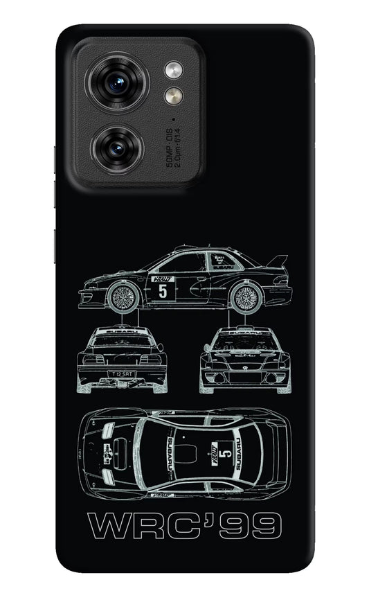 WRC'99 Moto Edge 40 Hard Case Back Cover by Casekaro