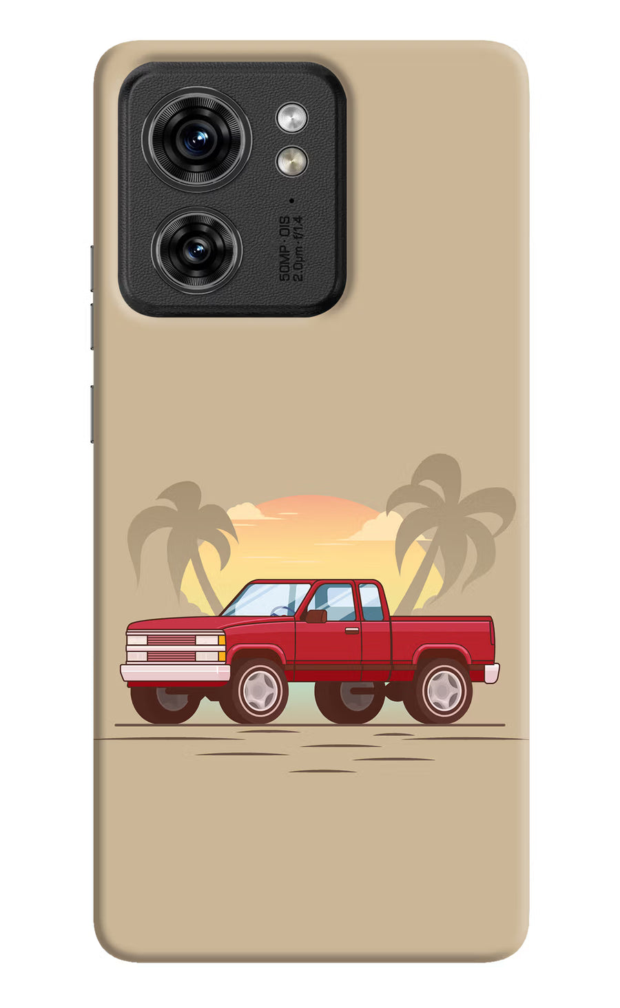 Desert Classic Drive Moto Edge 40 Back Cover, Hard case
