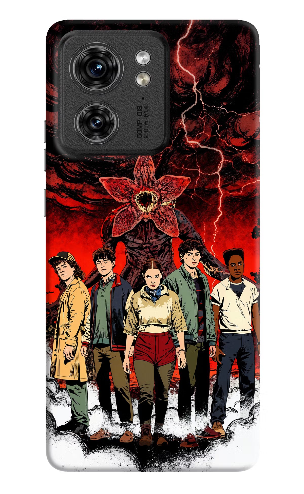 Ordinary Things Characters Moto Edge 40 Hard Case Back Cover by Casekaro