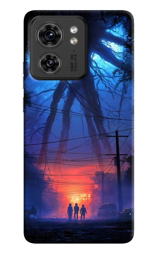 Ordinary Things Shadow Moto Edge 40 Hard Case Back Cover by Casekaro