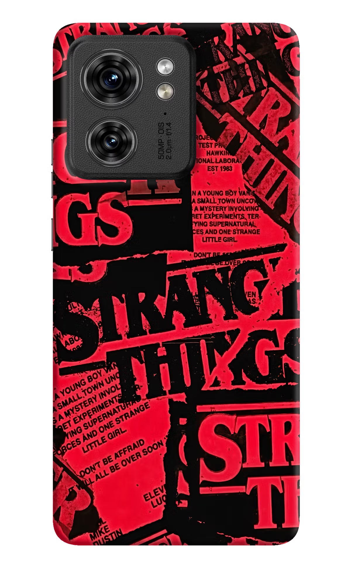 Ordinary Things Moto Edge 40 Hard Case Back Cover by Casekaro