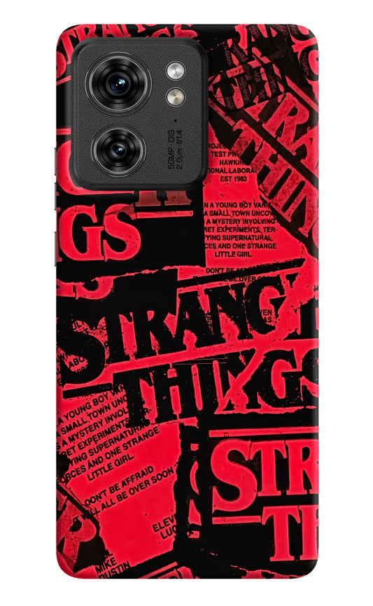 Ordinary Things Moto Edge 40 Hard Case Back Cover by Casekaro