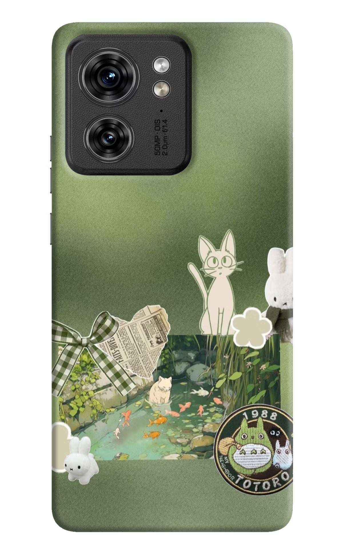 Aesthetic anime Moto Edge 40 Back Cover