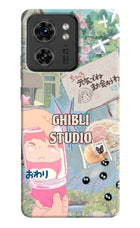 Studio Ghibli Moto Edge 40 Hard Case Back Cover by Casekaro