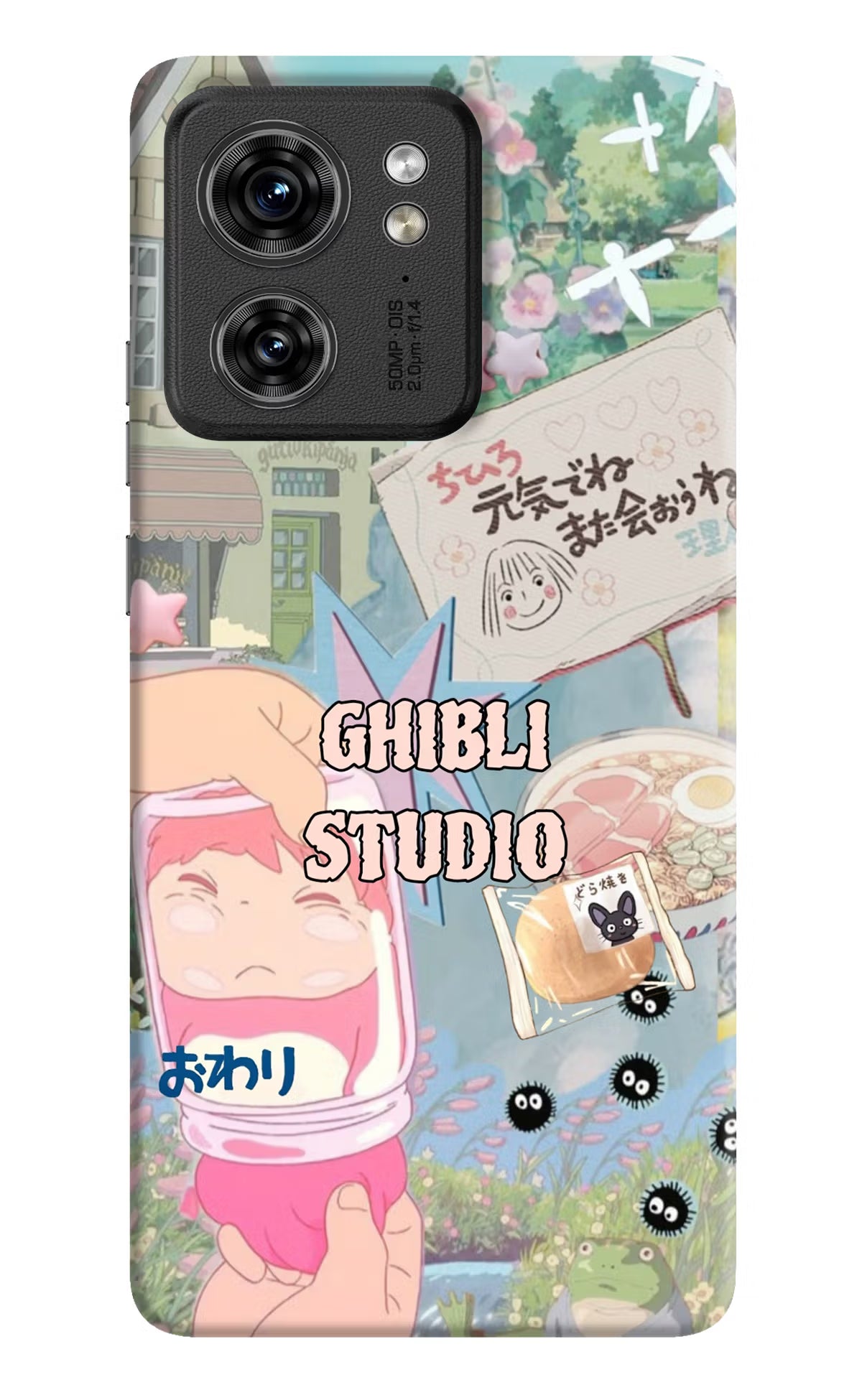 Studio Ghibli Moto Edge 40 Back Cover