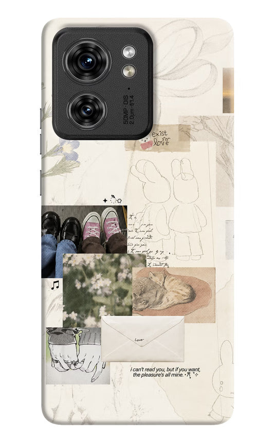 Soft Aesthetic Moto Edge 40 Hard Case Back Cover by Casekaro