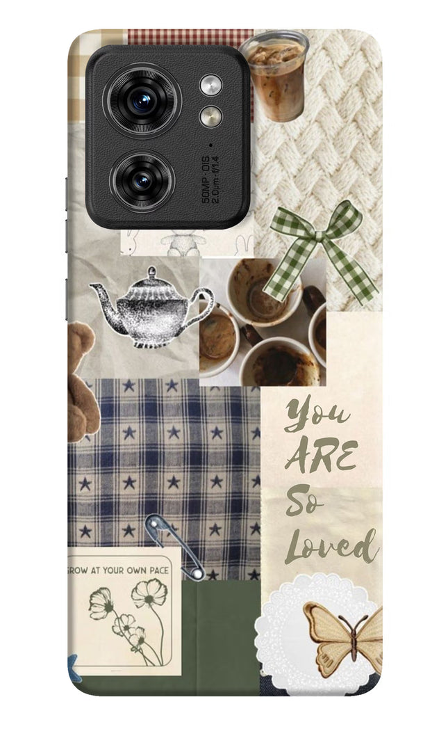 Cookie Moto Edge 40 Hard Case Back Cover by Casekaro
