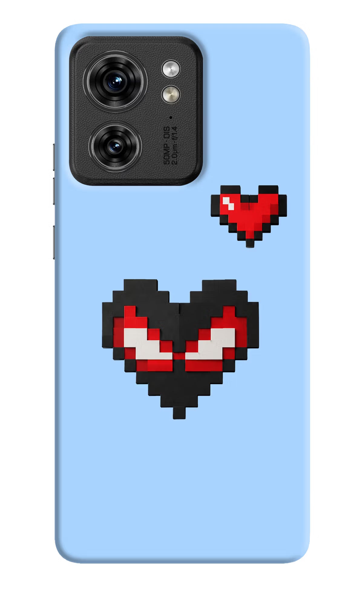 Peter Heart Moto Edge 40 Back Cover