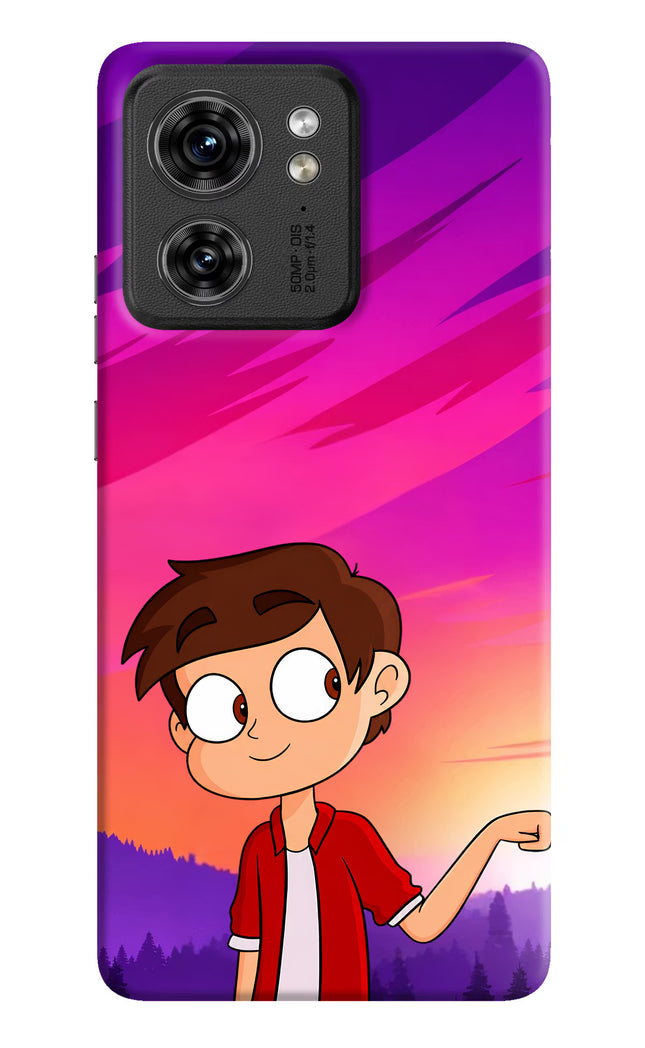 Marco Sunset Moto Edge 40 Hard Case Back Cover by Casekaro