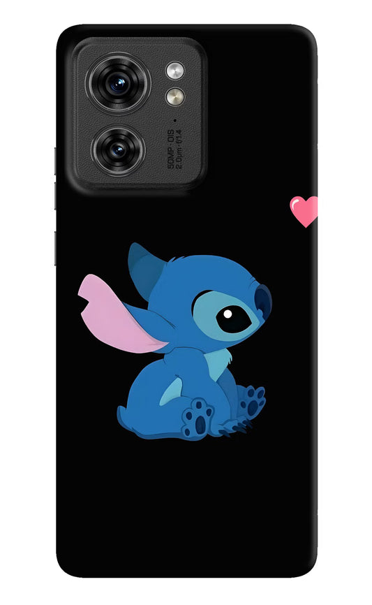 Stitch Crush Moto Edge 40 Hard Case Back Cover by Casekaro