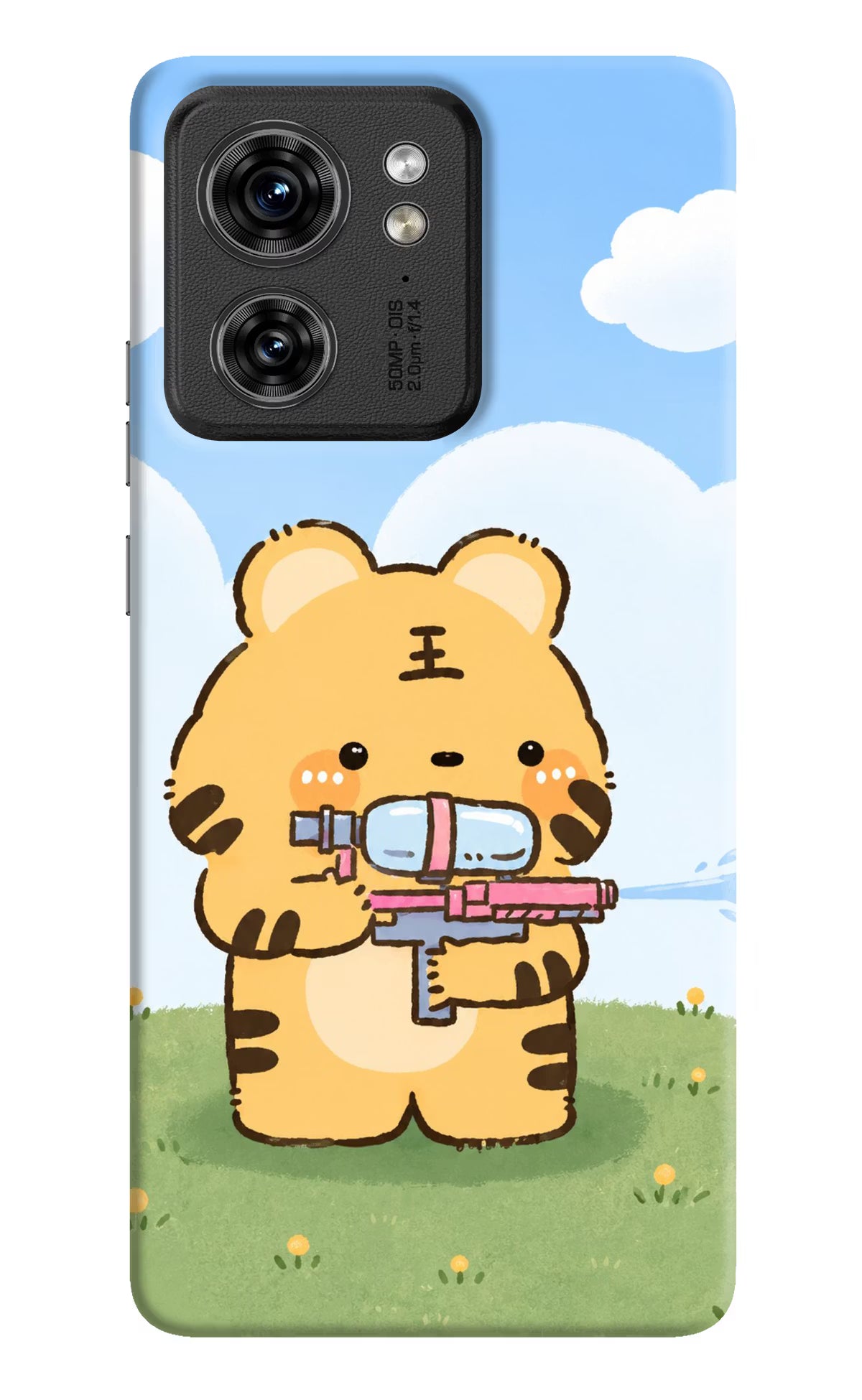 Tiger Treat Moto Edge 40 Back Cover