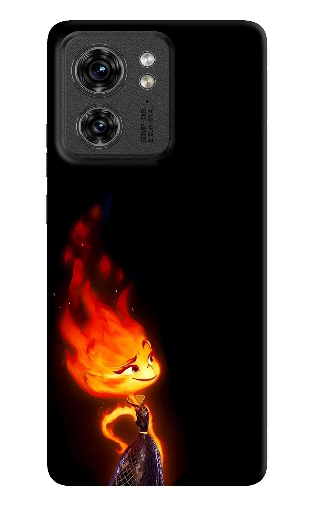 Ember Flame Moto Edge 40 Hard Case Back Cover by Casekaro