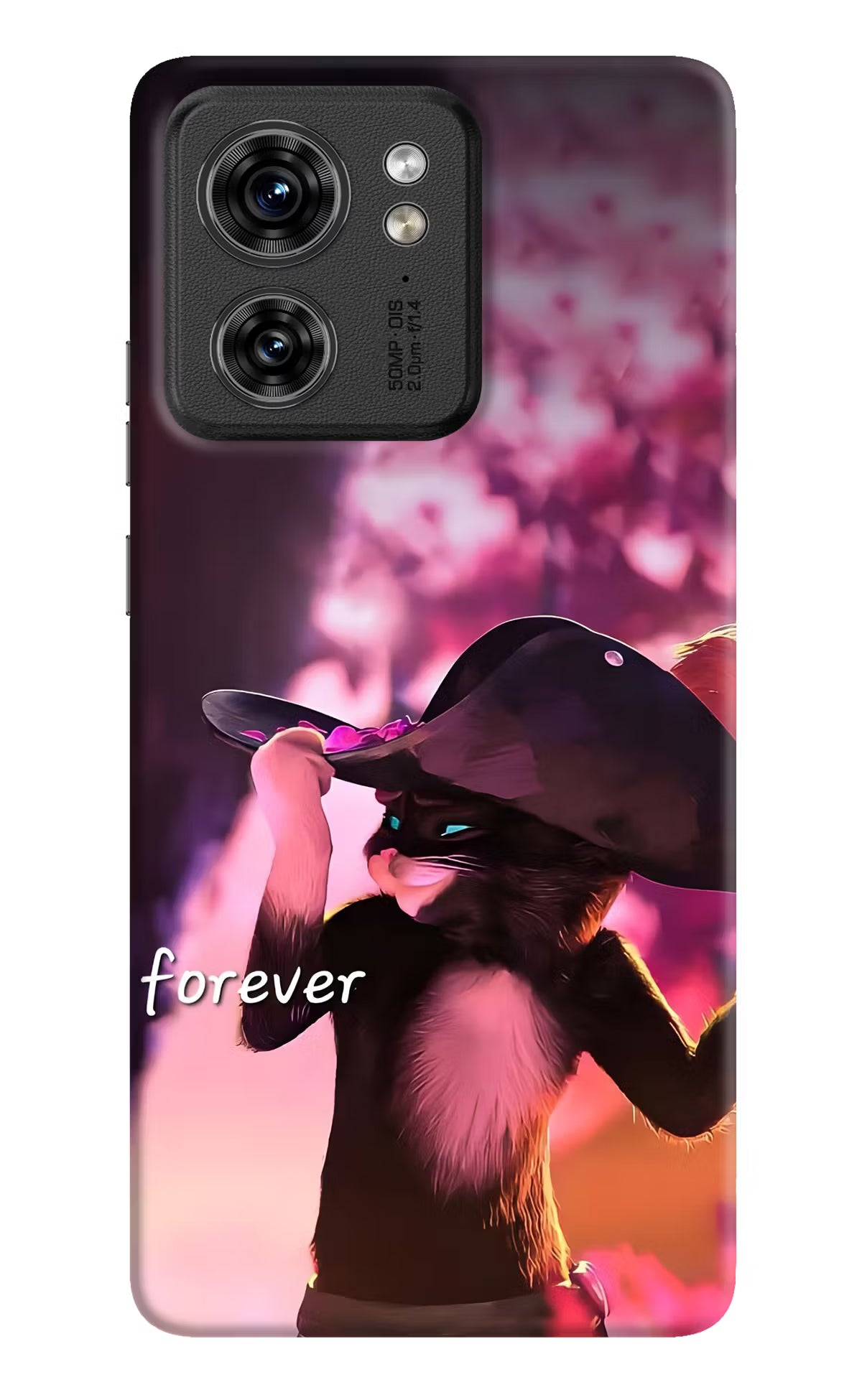 Forever Cat Moto Edge 40 Back Cover