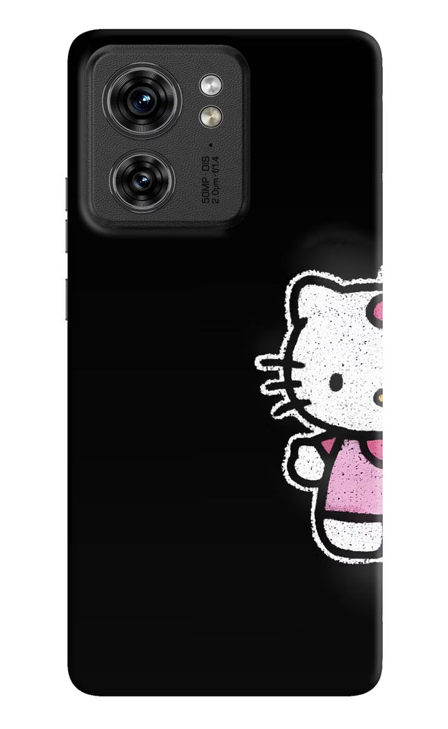 Kitty Charm Moto Edge 40 Hard Case Back Cover by Casekaro